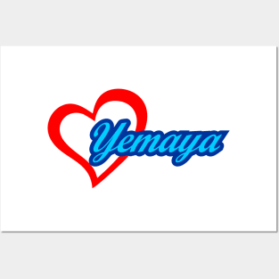 Heart Yemaya Posters and Art